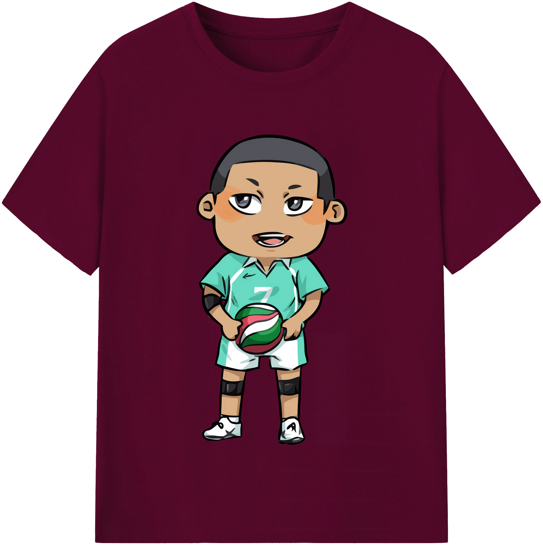 （画像用） ハイキュー!! Haikyu!! レディースカジュアルプリントTシャツ（綿100％）